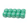 10Pcs Dice Set 6 Sided Waterproof Antioxidant Finger Guessing Game Dice for Board Game Education Green