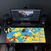 The Simpsons Poster Mouse Pad, Large Gaming Desk Mat, Non-slip XXL Mousepad for Laptop & Tablet, Mini PC Playmat with Stitched Edges
