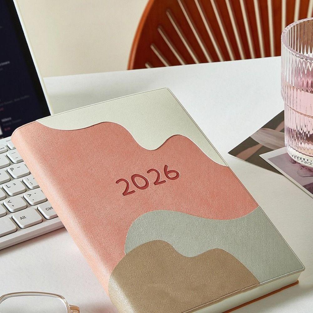 Ocean Waves 2026 Schedule Book A5 Planner Notebook Portable Calendar Book  Office Supplies