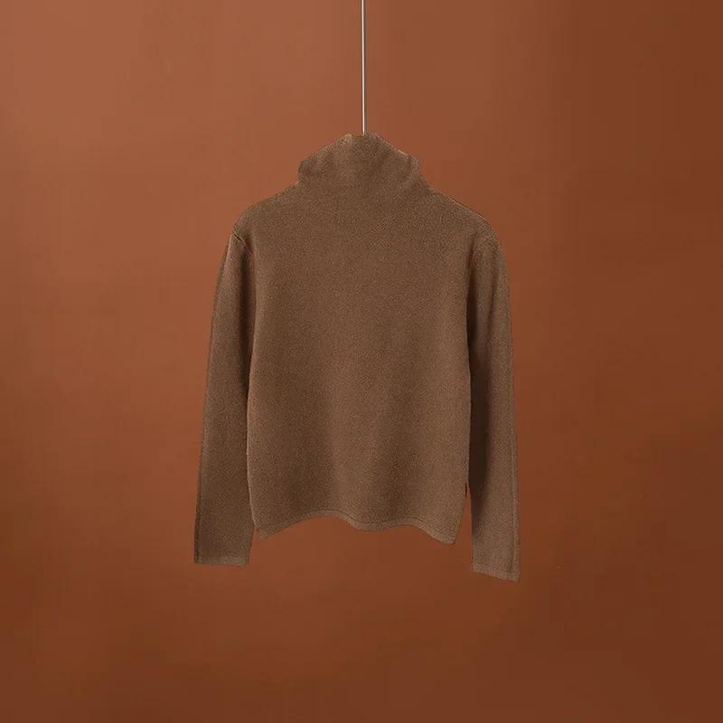 Knitwear for Kids Half-high Neck Autumn Winter Undershirt 2024 Boys Girls Undershirt Inside Long Sleeve Children Tops Clothes