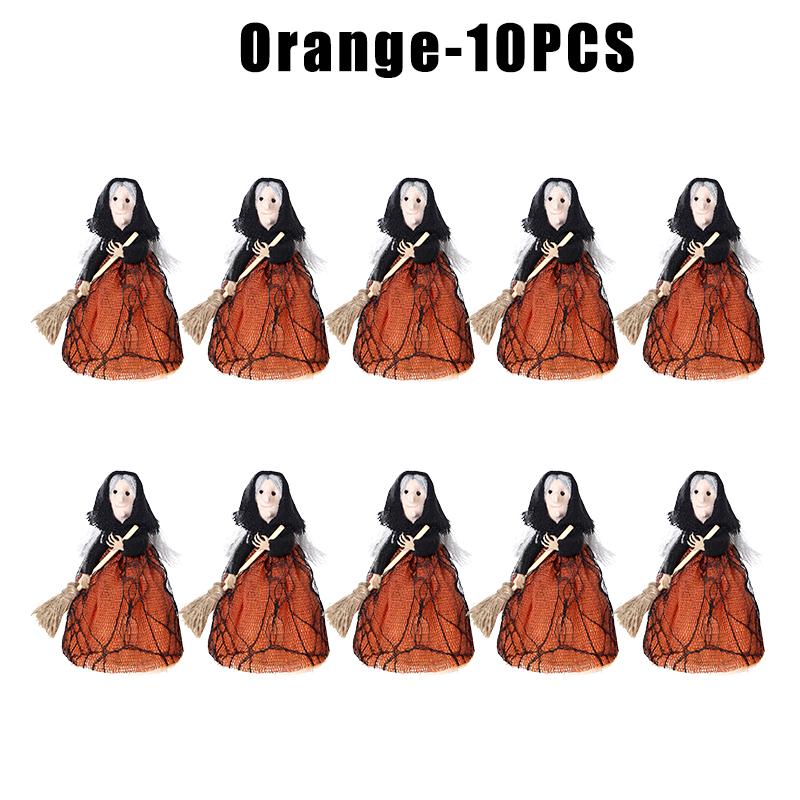 Hauntingly Elegant Witch Broom Tree Topper Halloween Star Decor Premium Resin Craft Gothic Christmas Collectible