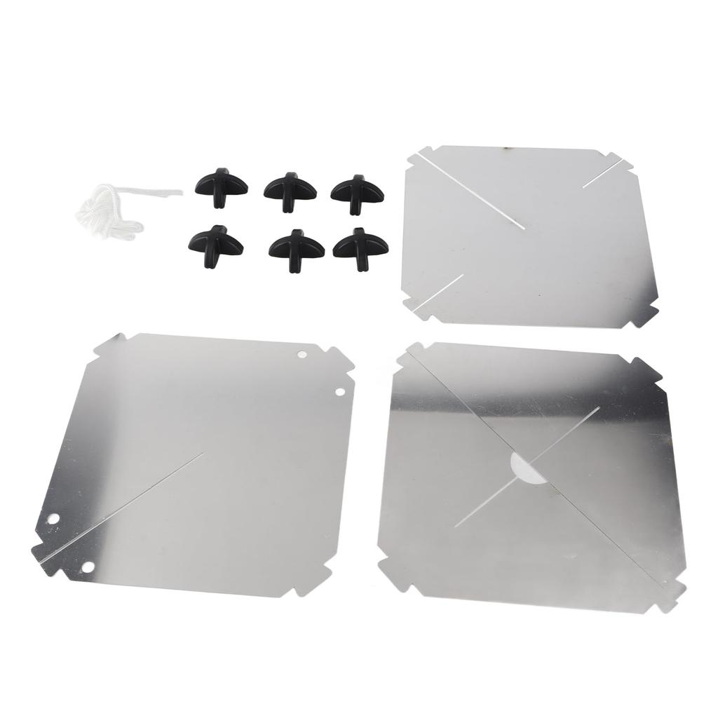 J-ouuo10pcs Octahedral Type Aluminum Radar Reflectors 12x12 Inches for Sailboats Motorboat