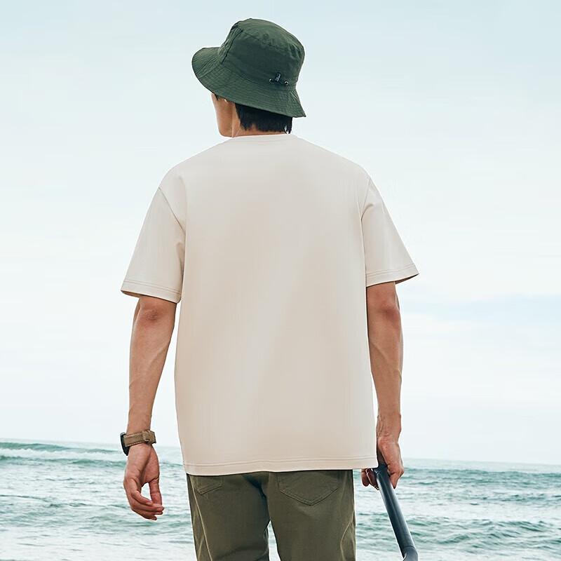 Мужская высокоэластичная футболка Septwolves с карманом круглым вырезом и коротким рукавом M 3840₽