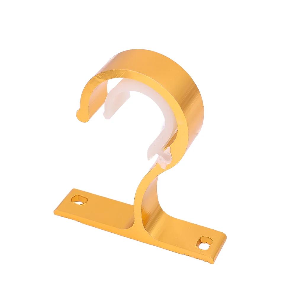 Starke Vorhanghalterung Römische Stange Aluminiumlegierung Kleiderstangenhalterung Zuhause Badezimmer Wandhaken Dekorative Accessoires