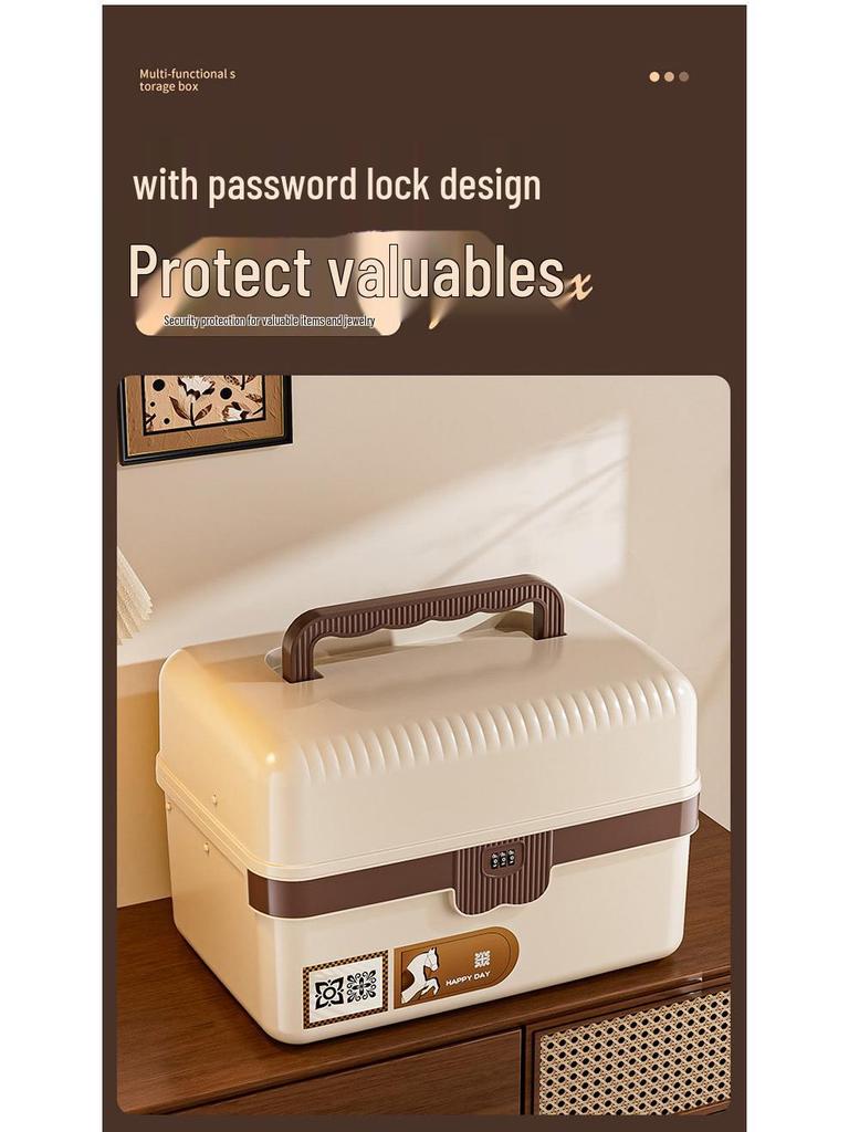 In-Stock Multi-functional Large Capacity Dustproof Document Organization Storage Box