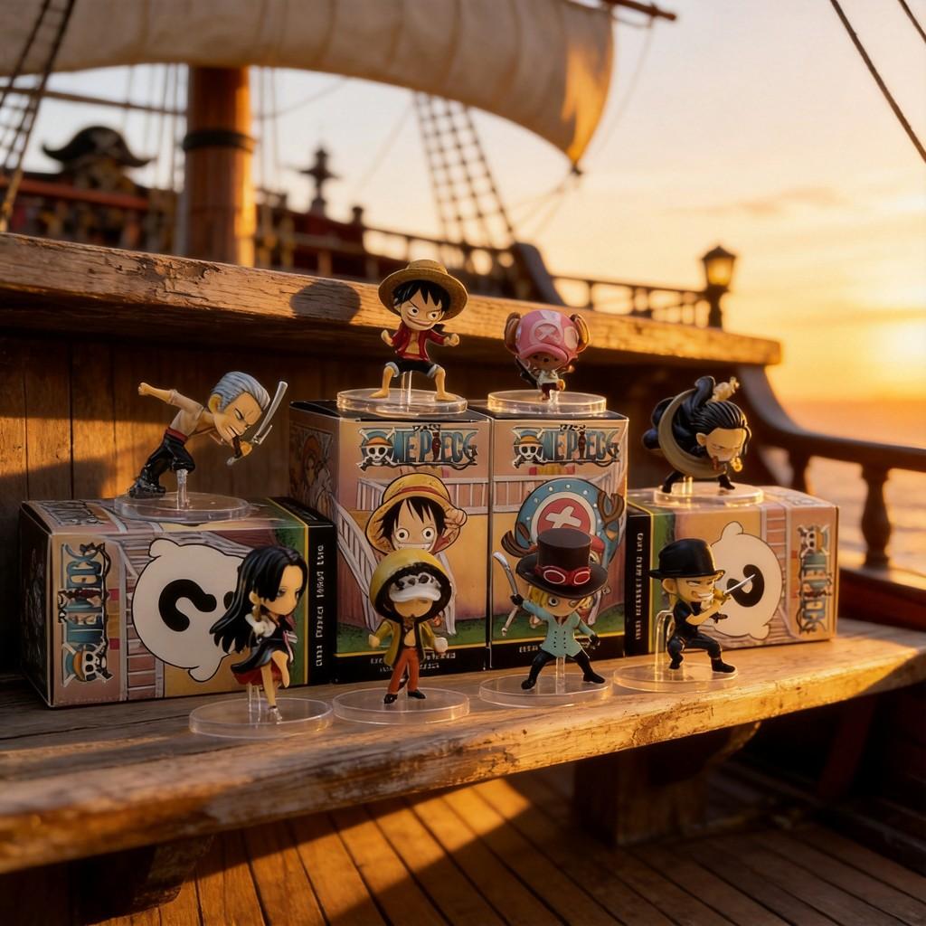 One Piece 8piece Pvc Cartoon Character Collectible Toy Pack For Fans
