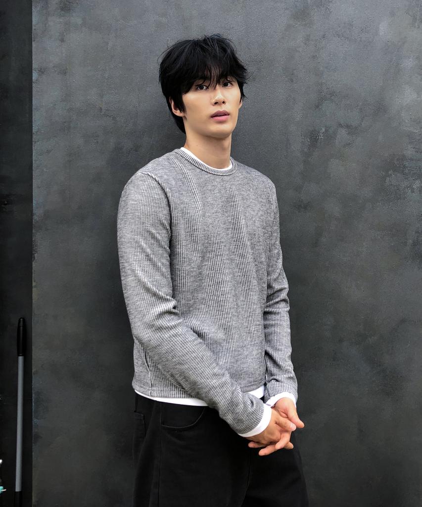 THEY Layered Ribbed Round T-Shirt_4 Colors