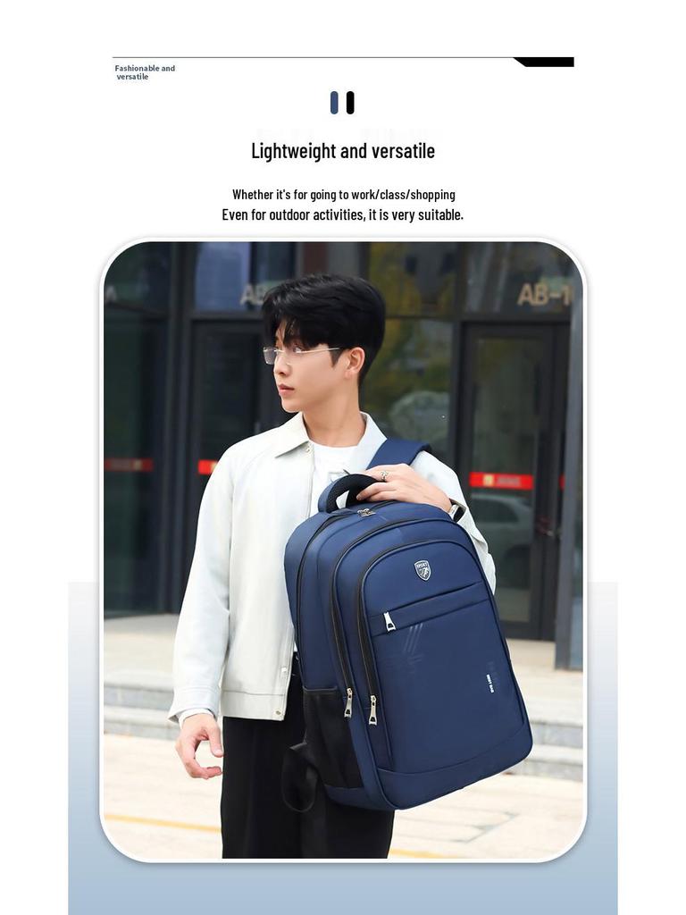Versatile Large-Capacity Business Travel & Student Laptop Backpack