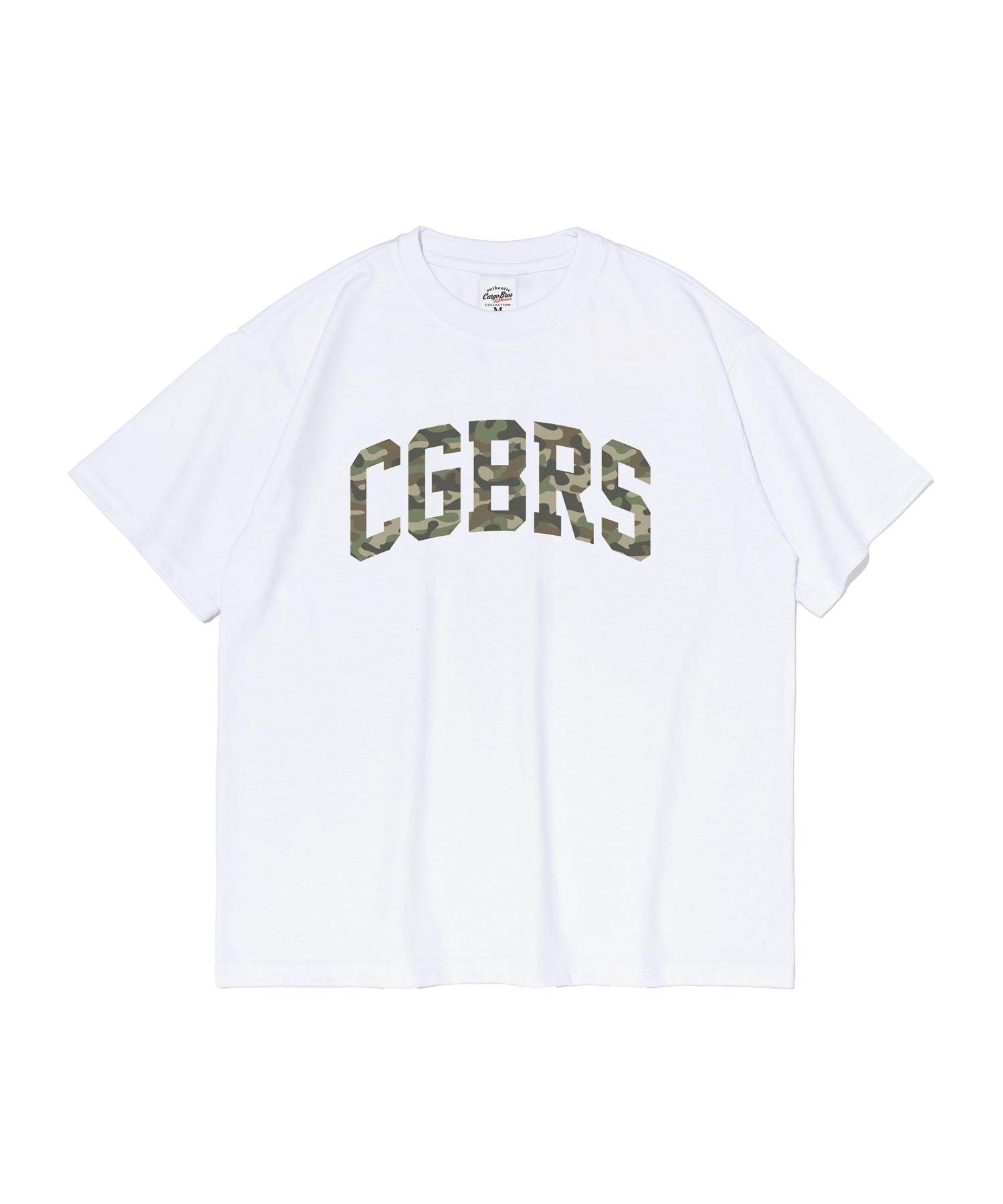 Cargo Bros For Woman Signature Pattern Logo Short Sleeve T-Shirt (White & Green) L