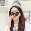 Sunglasses Men'S And Women'S Trendy Retro Color Transparent Glasses Square Frame Sunglasses Jelly Sunglasses
