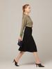 AYIHOLIC CASHMERE High Gauge Round Neck Long Sleeve Knit