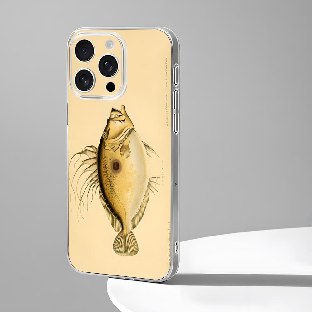 

Carp Fishing Fish Phone Case New For IPhone 16 15 14 12 13 11 Pro Max Mini X XR XS Plus Black Silicone Transparent Cover iPhone12 ProMax