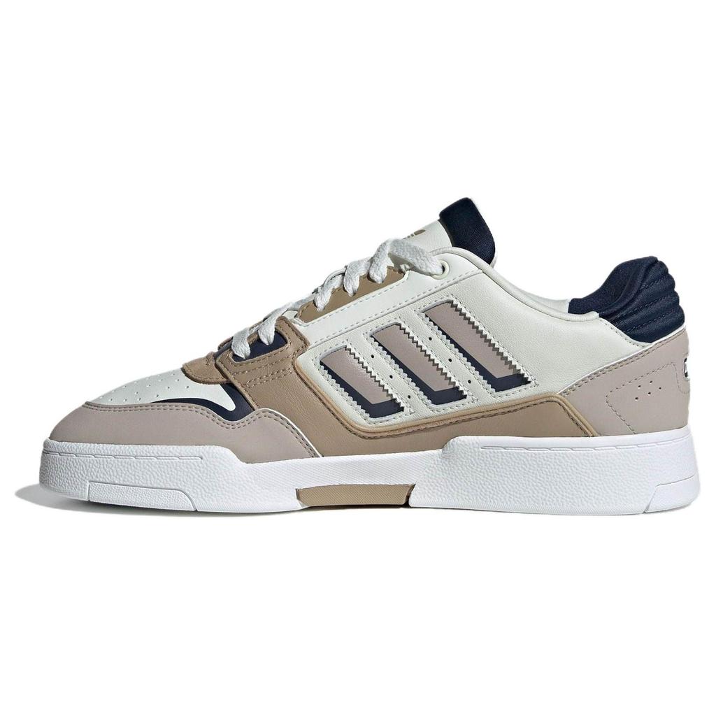 Adidas Originals Drop Step 2.0 Low Fashion Casual Durable Breathable Low-Top Skate Shoes Unisex Sneakers White Brown IG4334