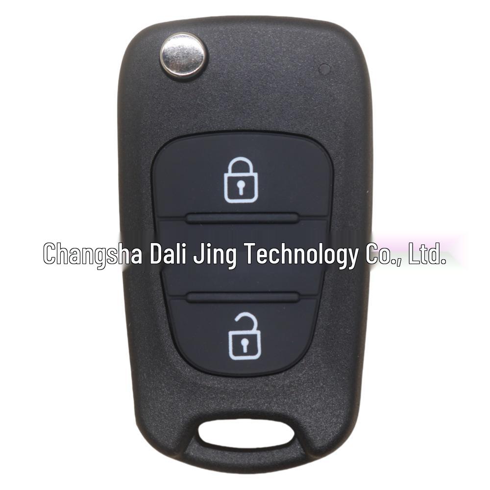 Hyundai Solaris Remote Folding Key Shell HS HC KRS KRX - No Logo