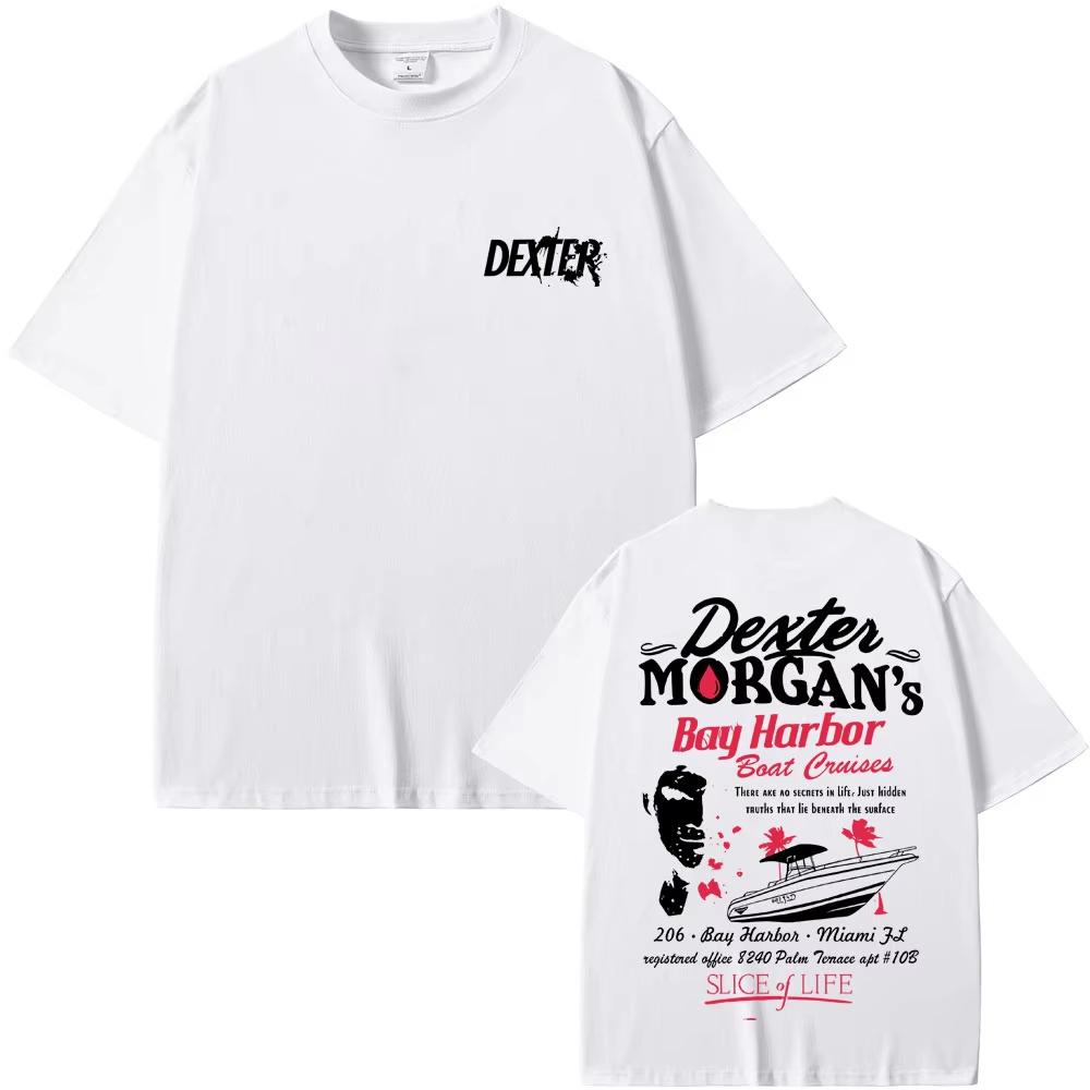 TV Play Dexter Morgan Graphic T Shirts Summer Men Women Cozy Cotton Vintage Short Sleeve T Shirts Male Casual Oversized T-shirts