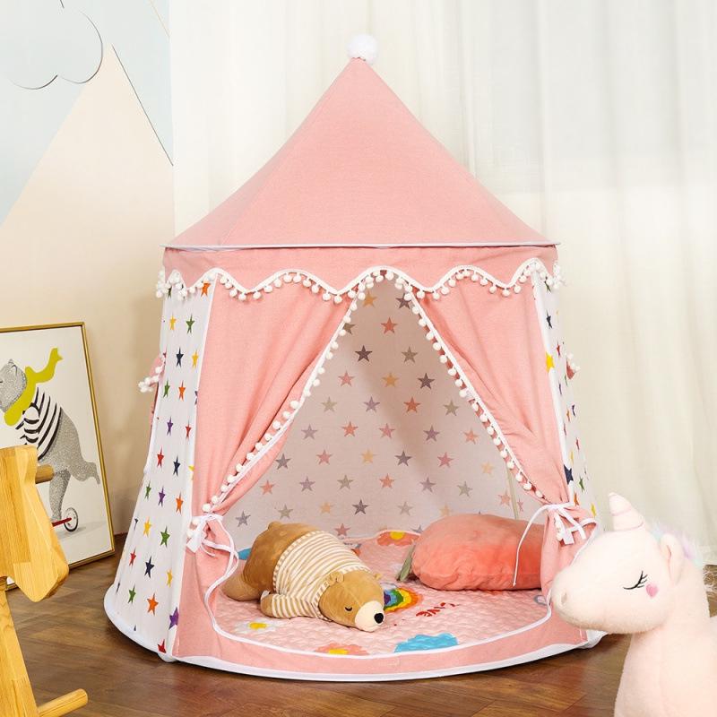 Portable Indoor Play Castle Tent for Boys and Girls