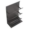 Hanging Pot Lid Rack Aluminum Alloy Secure Structure Space Saving Versatile Wall Cabinet Pot Lid