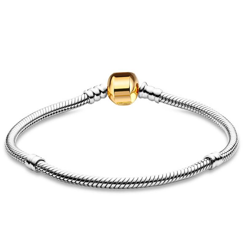 925 Silver Family Tree Eye Charm Bracelet Original DIY Fashion Jewelry for Women Gift Series