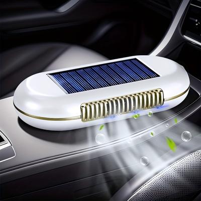 Purificador de Ar para Carro Alimentado por Energia Solar com Operação Automática Partida ao Estacionar Carregamento Solar Longa Duração da Bateria