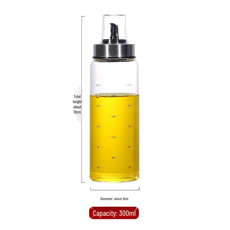 Dairian Quantitative Glass Oil and Vinegar Dispenser 300ml