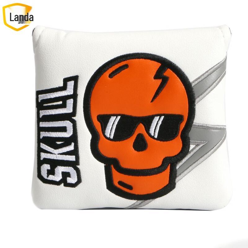 Landa Skull Pattern PU Golf Putter Headcover