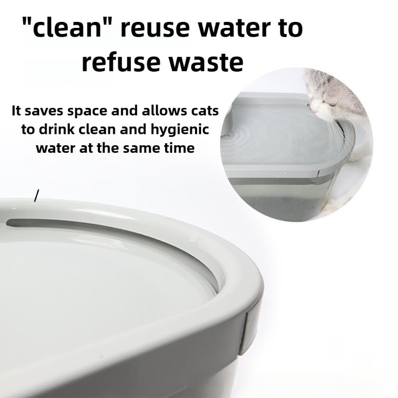 2200ML Wireless Pet Water Dispenser Intelligent Sensing Pet Water Fountain Automatic Circulation Filtration Cat Drinker Supplies