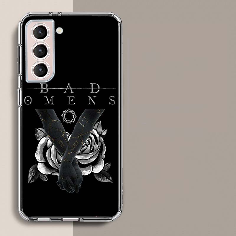 

Band B-Bad O-Omens Phone Case For Samsung Galaxy S25 Edge S24 S23 FE S21 S20 S10 Plus S22 S26 Ultra Cover Clear Cases TPU Capa S Samsung S22