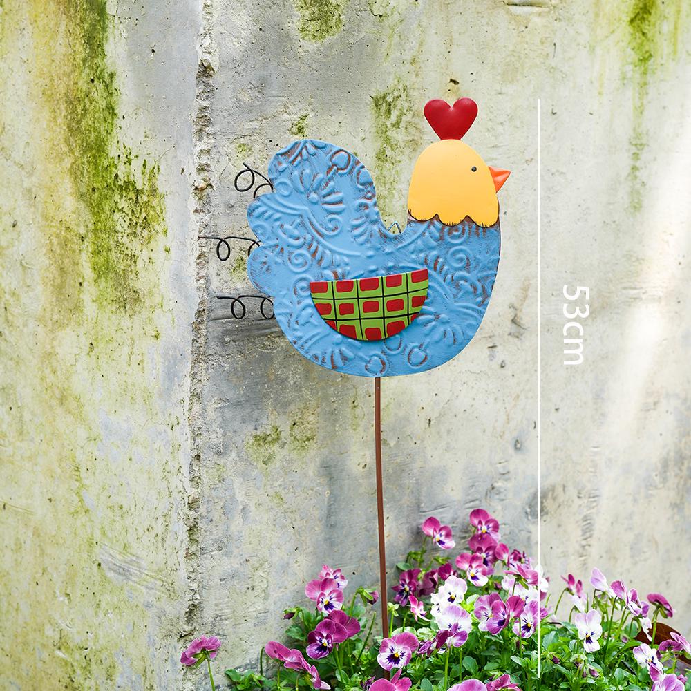 Cartoon-Tier- und Blumenschmuck: Garten- & Hofdekoration