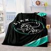 Design Emblema AFC Ajax Coperta Portatile/Coperta Morbida Coperta per Letto Adatta per Viaggi Campeggio Soggiorni Uffici Divani Regali per Fan