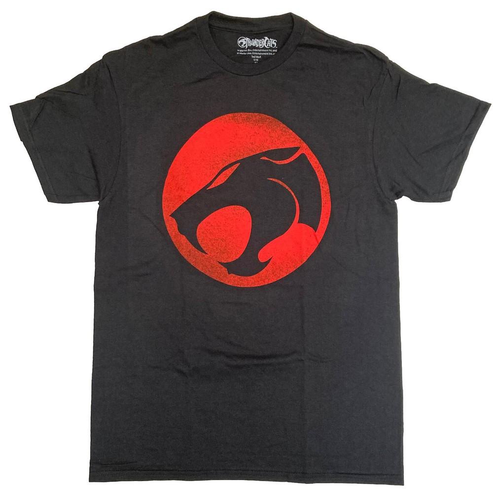 Thundercats Logo Men s Vintage Black Graphic T-Shirt New Unisex T-Shirt S
