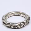 Chrome Hearts 925 1994 Scroll Band Ring ring SilverUsed