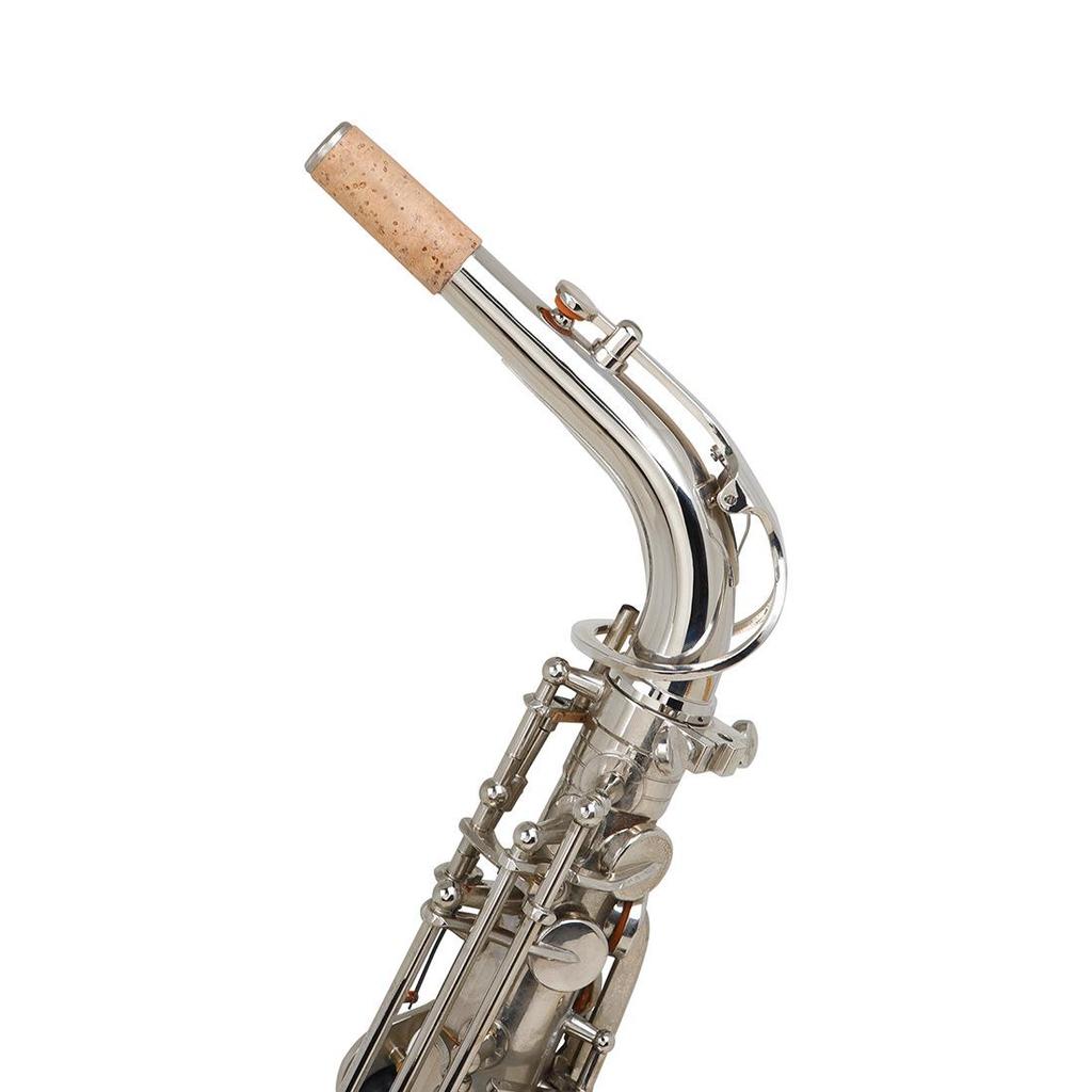 E Alt Saxofoon Messing Halsbuis, 2,5 cm Opening, Gebogen Muziekinstrument Accessoire met Saxofoon Mondstuk.