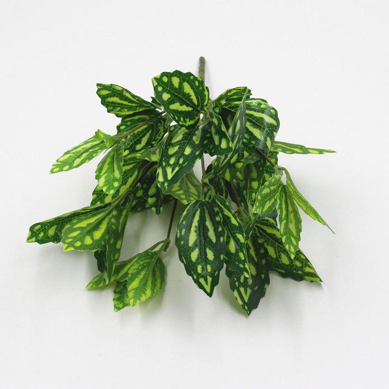 Plants 33cm Artificial Leaf Foliage Bush Office Home Garden Decor Wedding