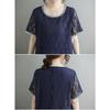 New  Summer Loose Long Dress Vintage Floral Lace Casual Basic Dress for Women Plus Size