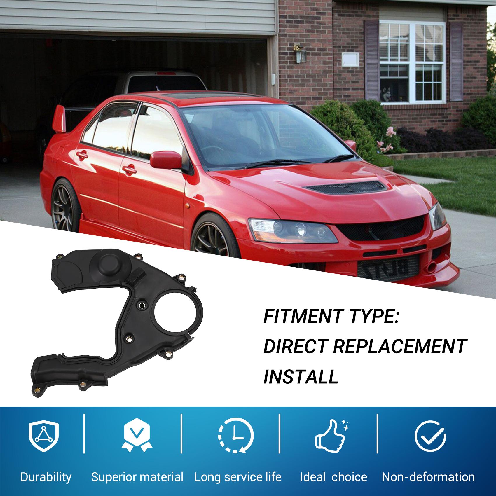 A58X-Передняя нижняя крышка ремня ГРМ автомобиля MD372750 Для Mitsubishi Mirage Lancer 2001-2007 Аксессуары для ремня ГРМ чёрный