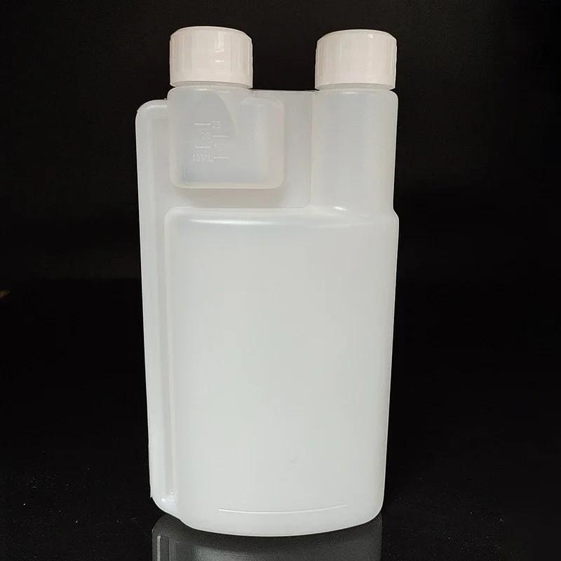 8pcs HDPE Graduated Storage Bottles with Leak-Proof Lids Clear Markings for Shampoo Soap Cleaner Refill Household Liquids