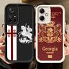 Phone Case for Xiaomi Redmi Note 15 14 13 Pro Plus Georgia Passport Flag Shell 12S 11 11S 11T 5G 14S Soft Silicone Funda