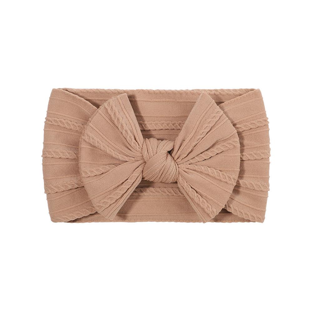 Baby Headband, Elastic Wide Brim Bow Children's Headband