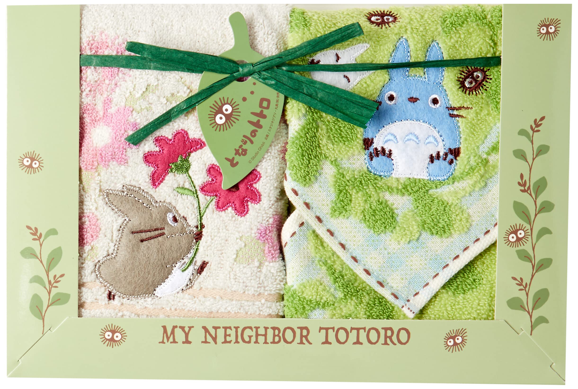 

Marushin Towel Gift Studio My Neighbor Totoro Basking in the Sun in the Forest Hand Perfect as a Gift for Moving or Other Occasions Set Ghibli s - (2