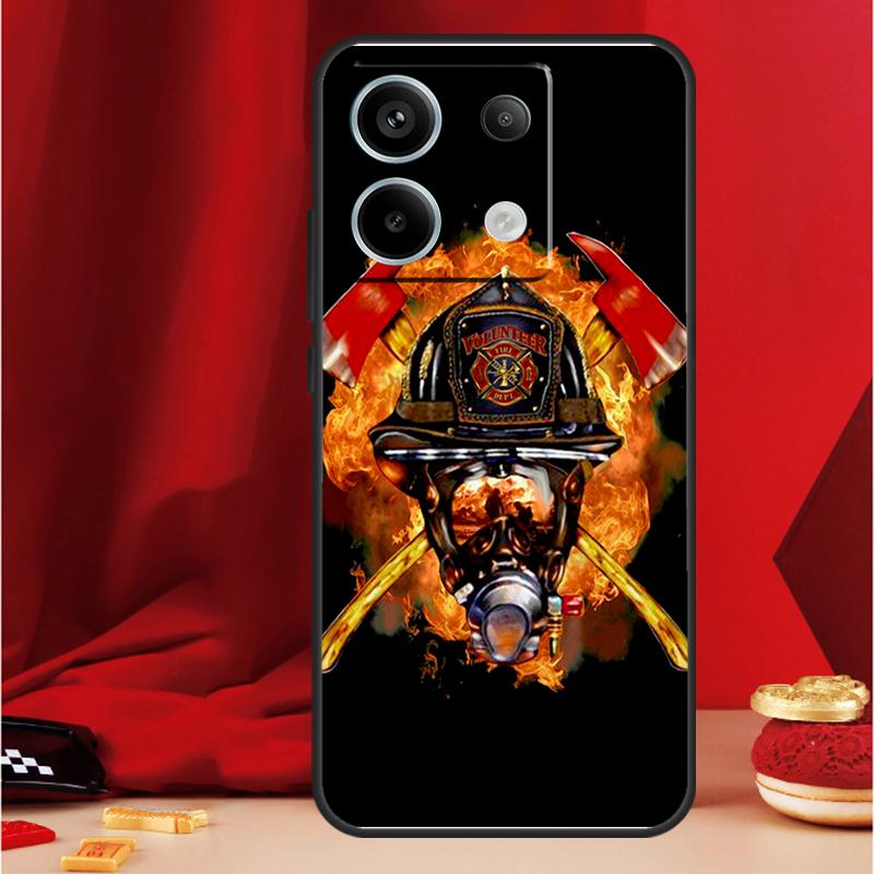 Firefighter Heroes Fireman Case For Xiaomi Redmi Note 13 Pro 12 11 9 10 Pro 12S 11S 10S 9S Redmi 12 10C 12C 13C Cover