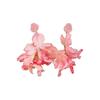 High-End Resin Flower Pearl Tassel Earrings – Silver Studs for Women
