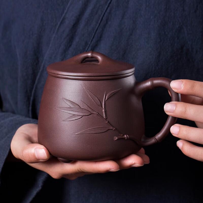 Artisan Zisha Clay Shípiao Tea Set with Bamboo Knot Design