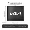 SBHX3 Leather Car Short Men Wallet Purse With Card Holder License Accessories For KIA K5 K2 Optima Soul Spectra Niro Cadenza Sephia