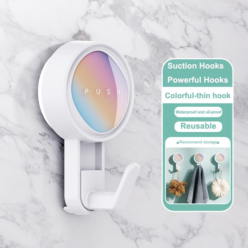 Suction Hooks Powerful Suction Cup Hooks Vacuum Suction Holder Heavy Duty Shower Glass Window Hanger Waterproof Suction Hanger