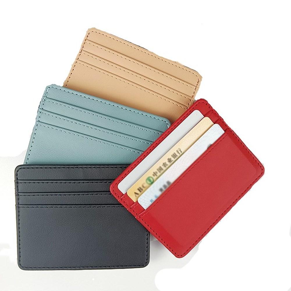 Selected Leather PU Material, Multi Slot Women'S Compact Card Bag, Card Sleeve Design Exquisite And Durable, Convenient Storage