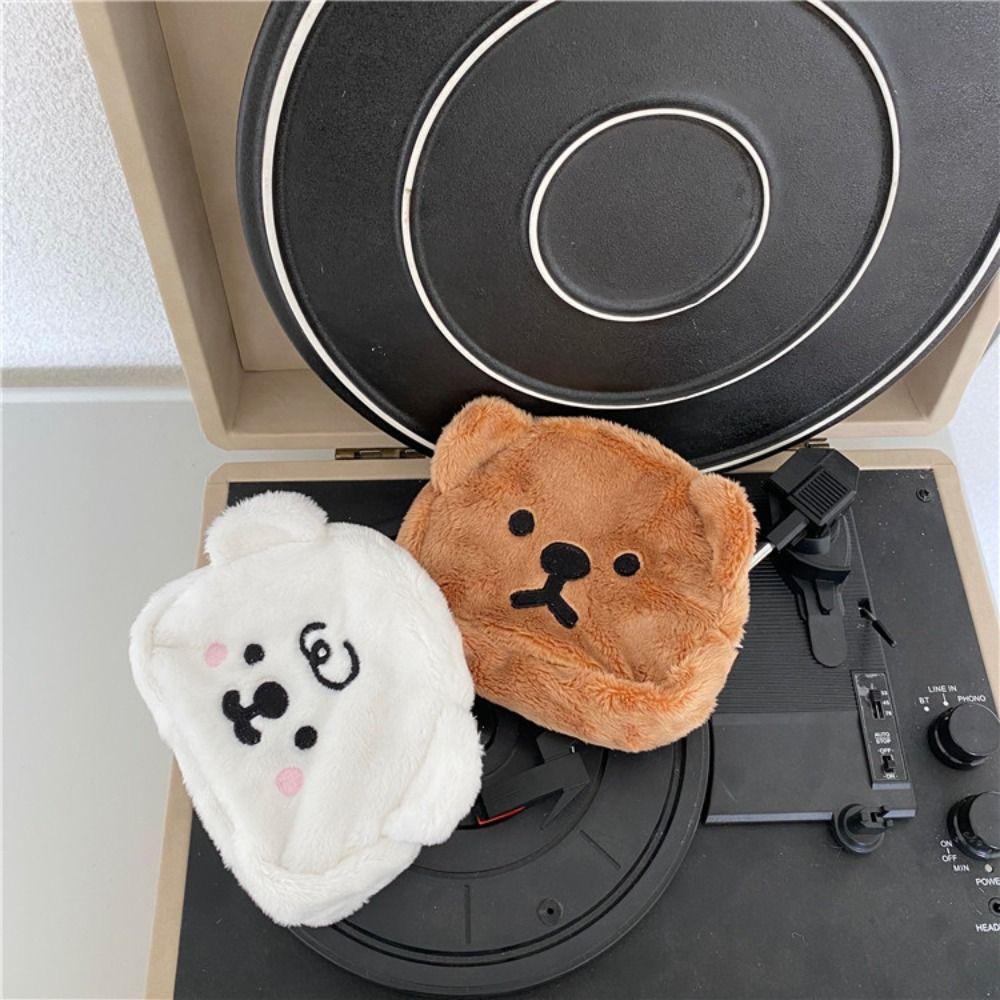 Cartoon Cartoon Plush Bear Wallet Plush Cute Portable Plush Coin Bag Portable Colorful Cartoon Bear Coin Purse Chlidren