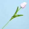 5 Pcs Artificial PU Tulip Real Touch Fake Flower Bouquet Fake Floral Arrangement for Wedding Spring Home Office Party Decoration