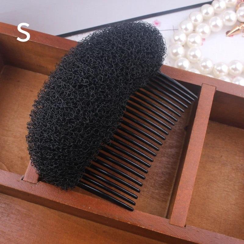 

Женская мода для девочек, губка для укладки волос, зажим для моделирования, пушистая булочка с высоким черепом, инструмент для плетения кос, аксессуары для волос Small чёрный