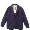 Brand New HB Indigo Cut and Sew Rib Tailored Jacket L Navy Blue Men's Used
