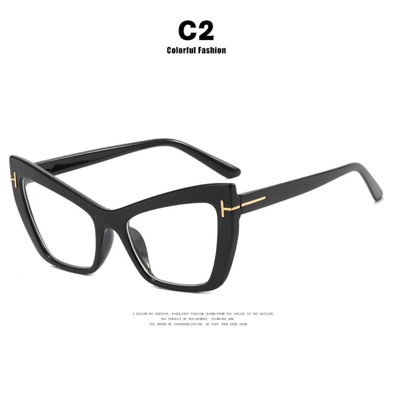 New Brand Design Fashion Cat Eye Leopard Glasses Women Frame Photochromic Anti Blue Light Computer Reading Eyeglass Degrees 0~+6